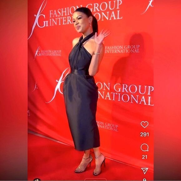 ZARA STUDIO TAFFETA HALTER DRESS LIMITED EDITION - Picture 2 of 10